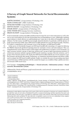 A Survey of Graph Neural Networks for Social Recommender Systems