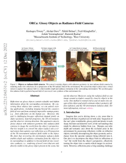 ORCa: Glossy Objects as Radiance Field Cameras