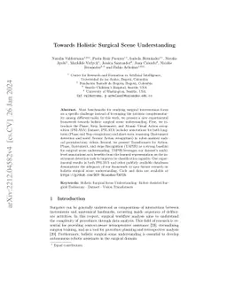 Towards Holistic Surgical Scene Understanding