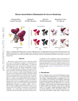 Physics-based Indirect Illumination for Inverse Rendering