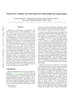 Tencent AVS: A Holistic Ads Video Dataset for Multi-modal Scene
  Segmentation