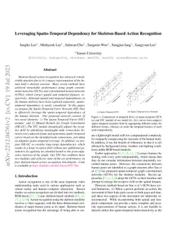 Leveraging Spatio-Temporal Dependency for Skeleton-Based Action
  Recognition
