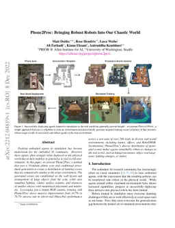 Phone2Proc: Bringing Robust Robots Into Our Chaotic World