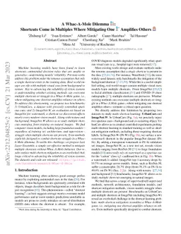 A Whac-A-Mole Dilemma: Shortcuts Come in Multiples Where Mitigating One
  Amplifies Others