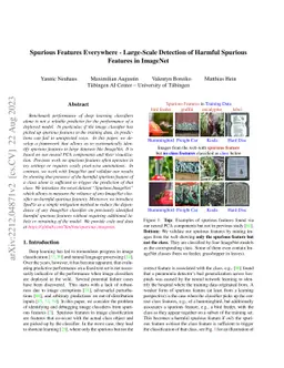Spurious Features Everywhere -- Large-Scale Detection of Harmful
  Spurious Features in ImageNet