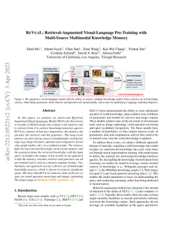 REVEAL: Retrieval-Augmented Visual-Language Pre-Training with
  Multi-Source Multimodal Knowledge Memory