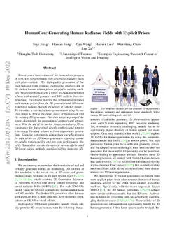 HumanGen: Generating Human Radiance Fields with Explicit Priors