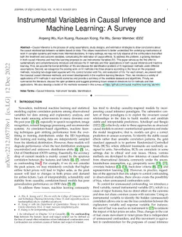 Instrumental Variables in Causal Inference and Machine Learning: A
  Survey