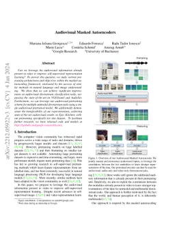 Audiovisual Masked Autoencoders