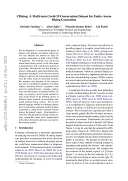 CDialog: A Multi-turn Covid-19 Conversation Dataset for Entity-Aware
  Dialog Generation