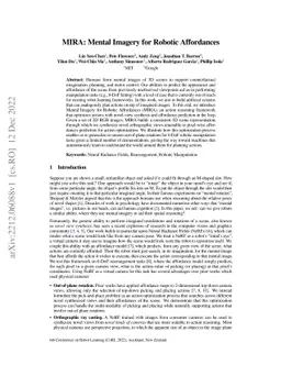 MIRA: Mental Imagery for Robotic Affordances