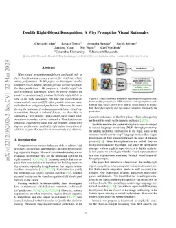 Doubly Right Object Recognition: A Why Prompt for Visual Rationales