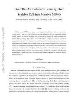 Over-The-Air Federated Learning Over Scalable Cell-free Massive MIMO