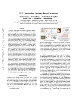 NLIP: Noise-robust Language-Image Pre-training