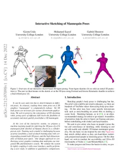 Interactive Sketching of Mannequin Poses