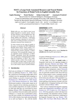 MIST: a Large-Scale Annotated Resource and Neural Models for Functions
  of Modal Verbs in English Scientific Text