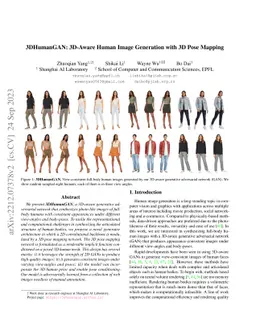 3DHumanGAN: 3D-Aware Human Image Generation with 3D Pose Mapping