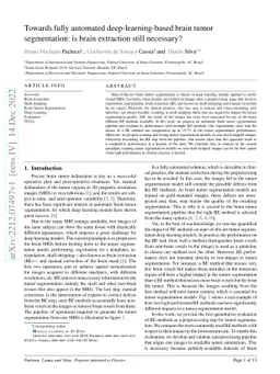 Towards fully automated deep-learning-based brain tumor segmentation: is
  brain extraction still necessary?