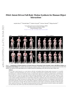 IMos: Intent-Driven Full-Body Motion Synthesis for Human-Object
  Interactions