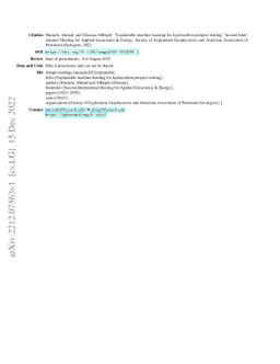 Explainable Machine Learning for Hydrocarbon Prospect Risking