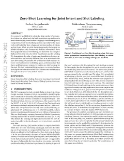 Zero-Shot Learning for Joint Intent and Slot Labeling