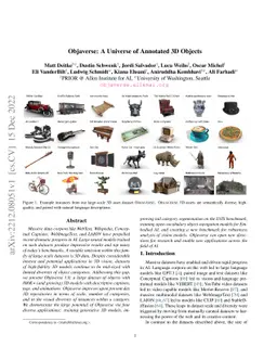 Objaverse: A Universe of Annotated 3D Objects