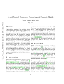 Neural Network Augmented Compartmental Pandemic Models