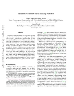 Detection-aware multi-object tracking evaluation