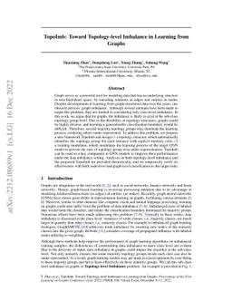 TopoImb: Toward Topology-level Imbalance in Learning from Graphs