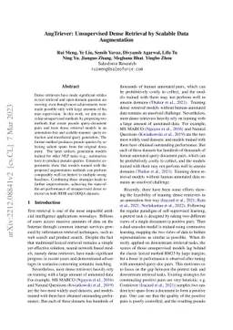 AugTriever: Unsupervised Dense Retrieval by Scalable Data Augmentation