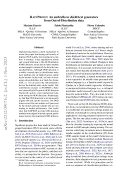 Rainproof: An Umbrella To Shield Text Generators From
  Out-Of-Distribution Data