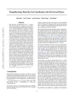 PromptBoosting: Black-Box Text Classification with Ten Forward Passes