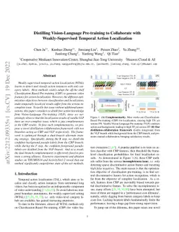 Distilling Vision-Language Pre-training to Collaborate with
  Weakly-Supervised Temporal Action Localization