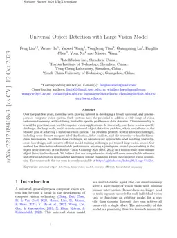 Universal Object Detection with Large Vision Model