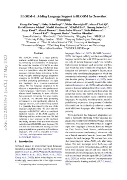 BLOOM+1: Adding Language Support to BLOOM for Zero-Shot Prompting