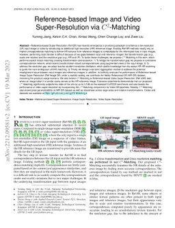 Reference-based Image and Video Super-Resolution via C2-Matching
