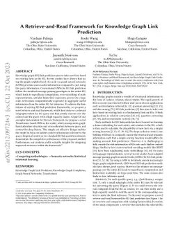 A Retrieve-and-Read Framework for Knowledge Graph Link Prediction