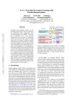 Z-ICL: Zero-Shot In-Context Learning with Pseudo-Demonstrations