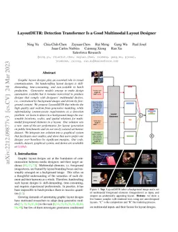 LayoutDETR: Detection Transformer Is a Good Multimodal Layout Designer