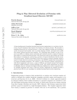 Plug & Play Directed Evolution of Proteins with Gradient-based Discrete
  MCMC