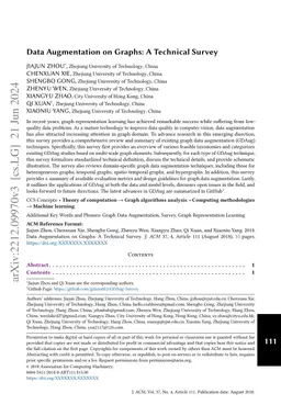 Data Augmentation on Graphs: A Technical Survey