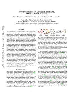 Automated Coronary Arteries Labeling Via Geometric Deep Learning