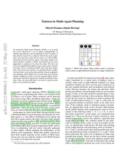 Fairness in Multi-Agent Planning