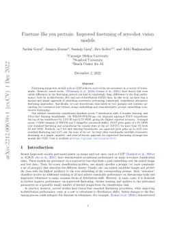 Finetune like you pretrain: Improved finetuning of zero-shot vision
  models