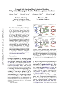 Semantic Role Labeling Meets Definition Modeling: Using Natural Language
  to Describe Predicate-Argument Structures