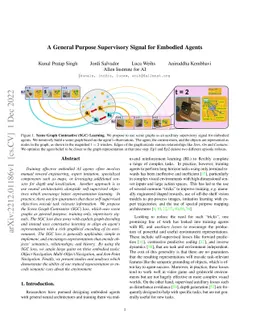 A General Purpose Supervisory Signal for Embodied Agents