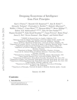 Designing Ecosystems of Intelligence from First Principles