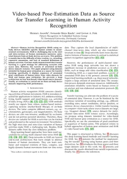 Video-based Pose-Estimation Data as Source for Transfer Learning in
  Human Activity Recognition