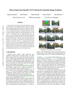 Discovering Class-Specific GAN Controls for Semantic Image Synthesis