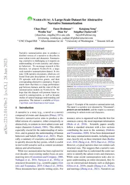 NarraSum: A Large-Scale Dataset for Abstractive Narrative Summarization